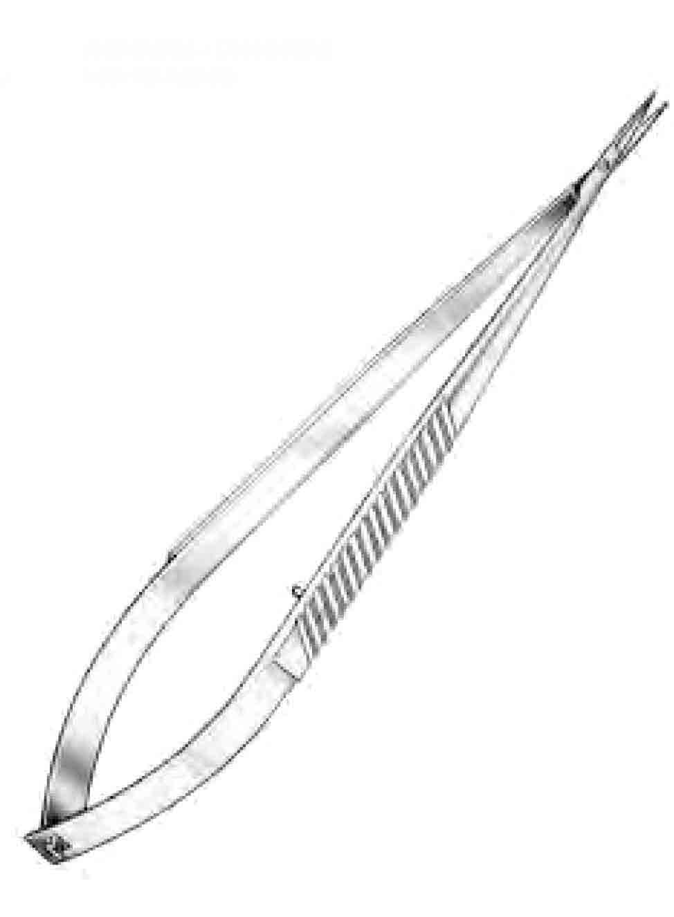 ADVENTİTİA MİKRO MAKAS KISA AĞIZ EĞRİ 15 CM